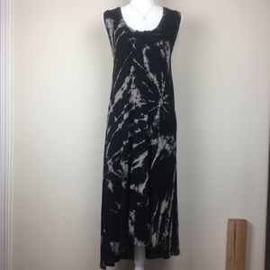 Lagenlook Mexican Blues Flowy Beachy Dress